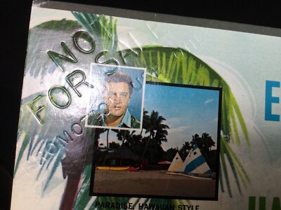 VINTAGE RARE ELVIS Presley Promotional Use Only Album Paradise Hawaiian