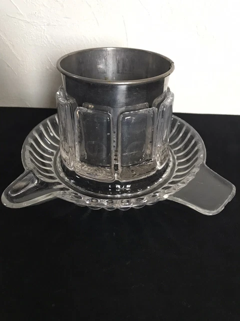 Ancien presse-agrumes en verre France | Auberge Vintage & Cie