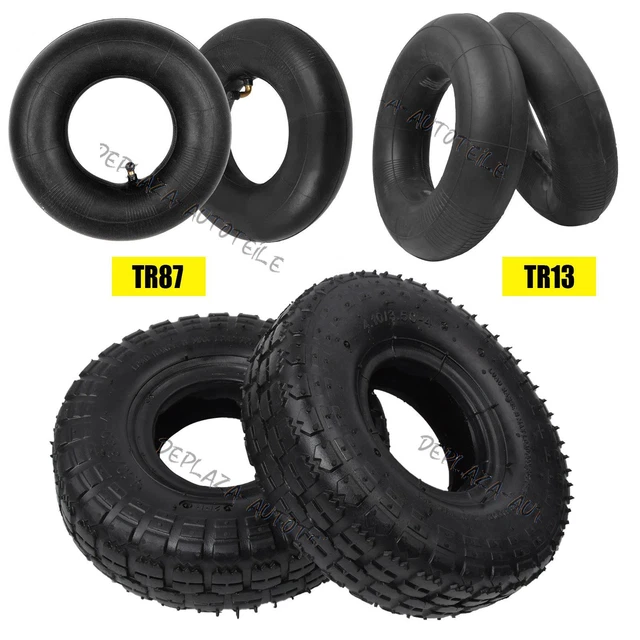 2er-Set Ersatzschläuche 4.10/3.50-4 Für Schubkarren & Rasenmäher