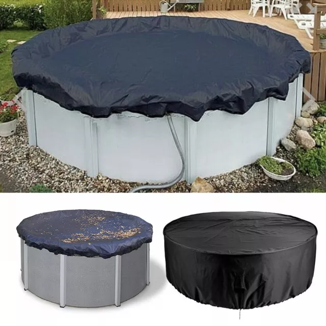 Rope Tie Pool Cover for Fast Set Inflatable Pools and Outdoor Furniture