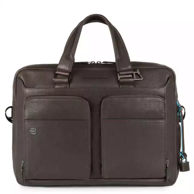 Moda Borsa PIQUADRO BLACK SQUARE Uomo Pelle Marrone - CA2849B3-TM