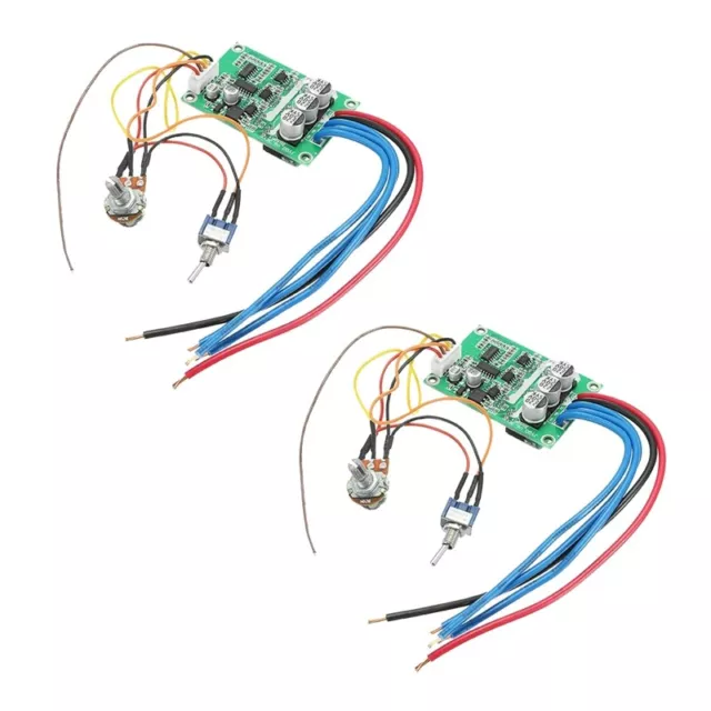 2X Modulo di Bordo Motore Brushless Controller DC 12V-36V 500W Attrezzo Ad 2488