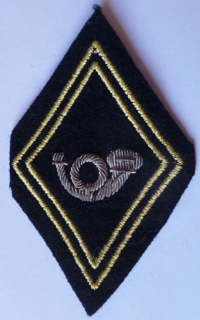 Losange tissu 1945 Patch ancien Infirmier Militaire Santé ORIGINAL écusson