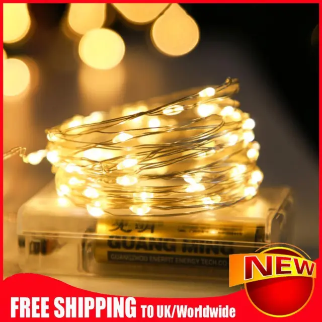 Christmas Fairy Light LED String Light Copper Wire String 8 Modes Remote Control