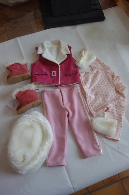 American girl. tenue neige pour poupée. compatible Gotz, Our Generation