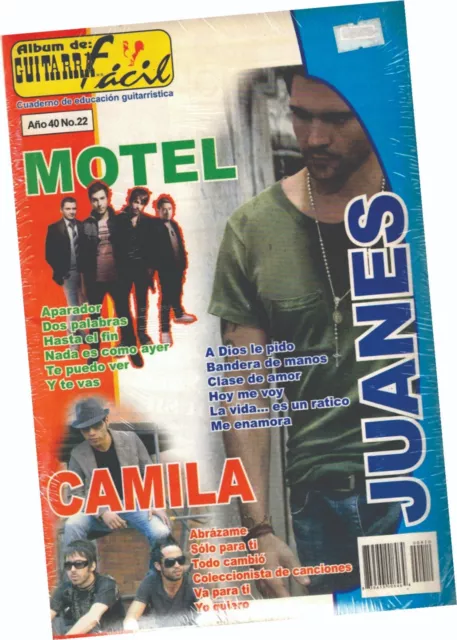 Revista ""Guitarra Fácil: Juanes, Camila Y Motel", En Español