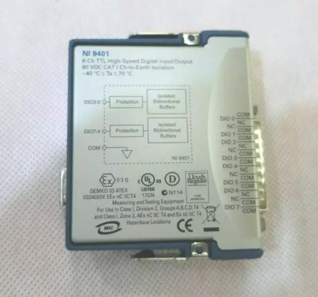 1Pcs National Instruments NI-9401 cDAQ Digital Input / Output Module Used