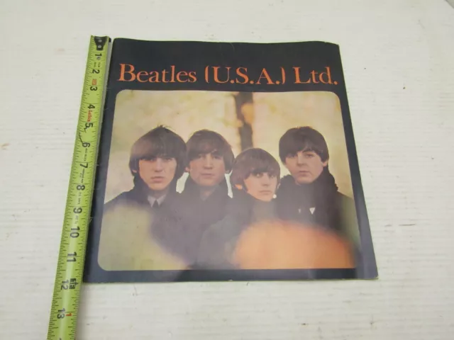 VINTAGE Beatles USA Ltd. 1964 Tour Book Souvenir Programs CONCERT MUSIC