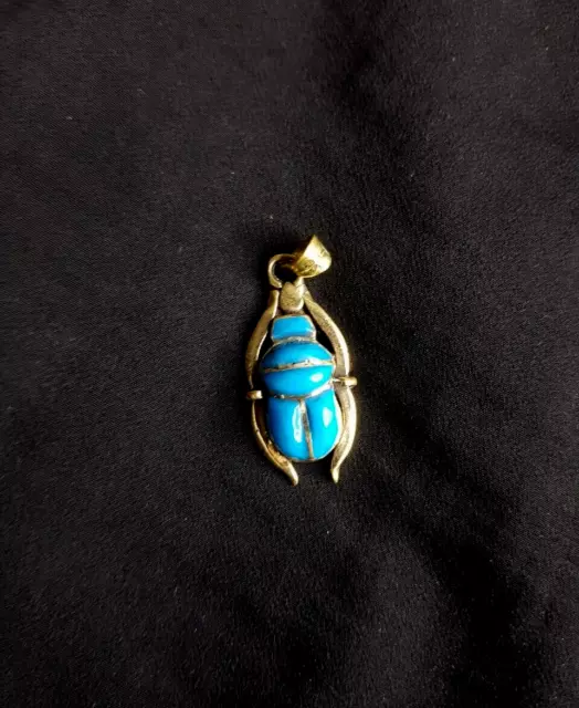 Marvelous Ancient Egyptian Scarab Beetle Pendant - Made in Egypt