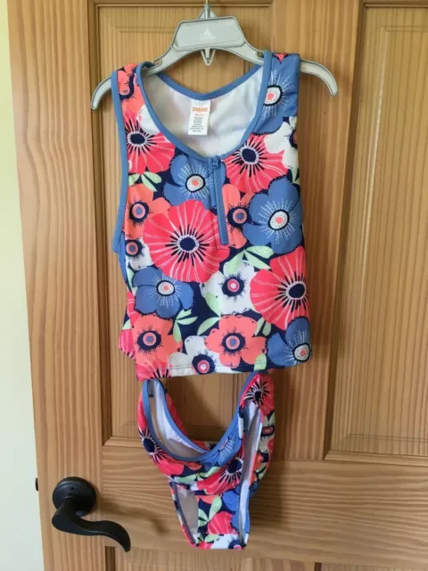 NWT Gymboree Girl Floral Swimsuit 2pc Set UPF 50+ 5/6,7/8,14