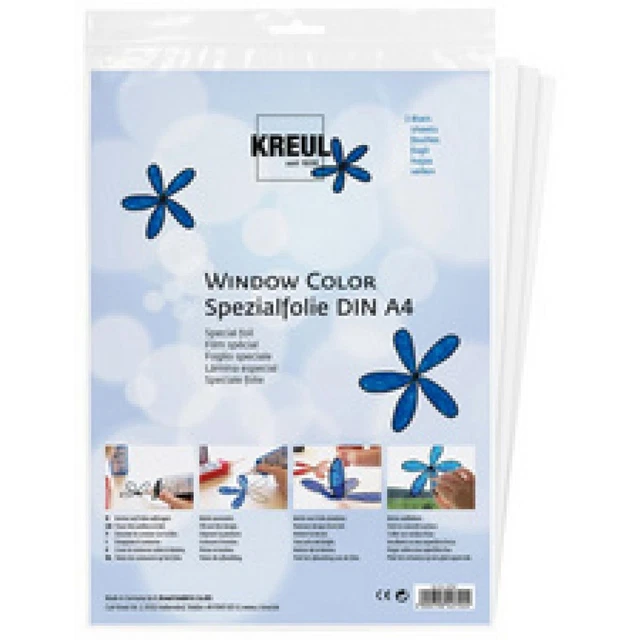 Window Color Spezialfolie, DIN A4 KREUL 42792 (4000798427924) Window Color Spezialfolie, DIN A4 KREUL 42792 (4000798427924)