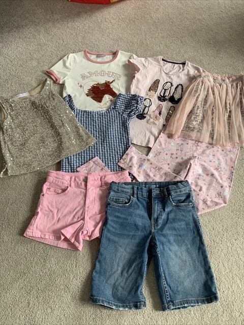 Bundle Of Girls Summer Clothes Age 8-9  , New Items( Zara , Ted Baker , Nutmeg )