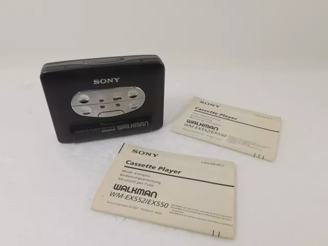 Sony WM-EX550 Walkman, komplett gemacht, Dolby, Auto Reverse, Mega Bass, Groove