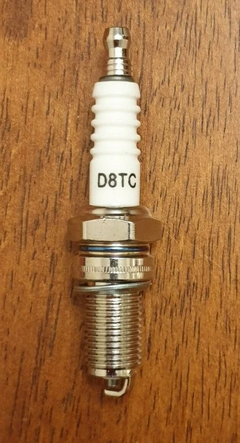 3x SPARK PLUG NHSP -LD D8TC /  NGK - D8EA TORCH SCOOTER MOTORCYCLE SPARK PLUG
