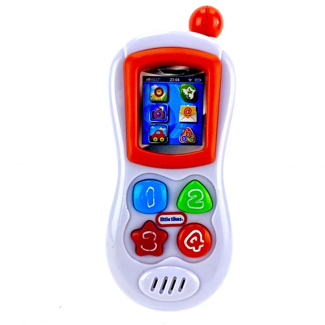 LITTLE TIKES PHONE Toy Pretend Play Sounds Numbers Fwo Vgc Kids £9.99 ...