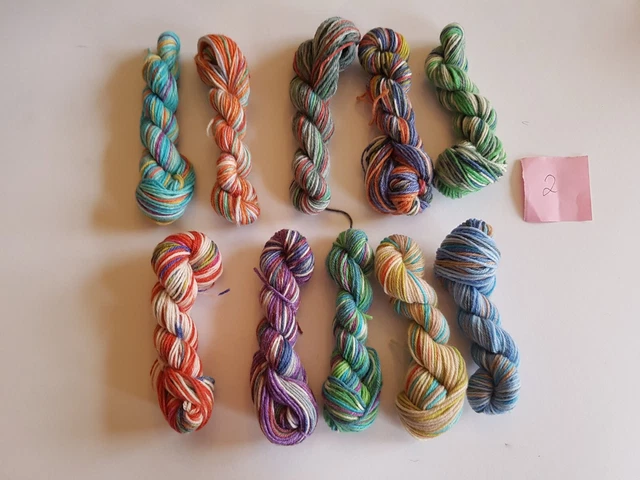 ca. 100 g Opal  (2) Sockenwolle Wollreste 10 Farben / Muster