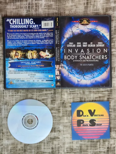 Invasion Of The Body Snatchers DVD Bilingual Widescreen 1978 Donald Sutherland