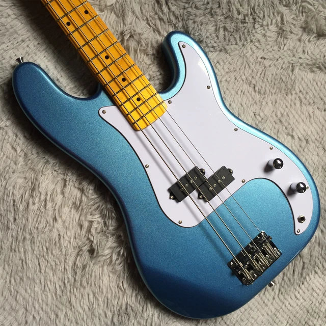 4 String Precision Electric Bass Guitar Maple Fretboard Maple Neck Solid Body