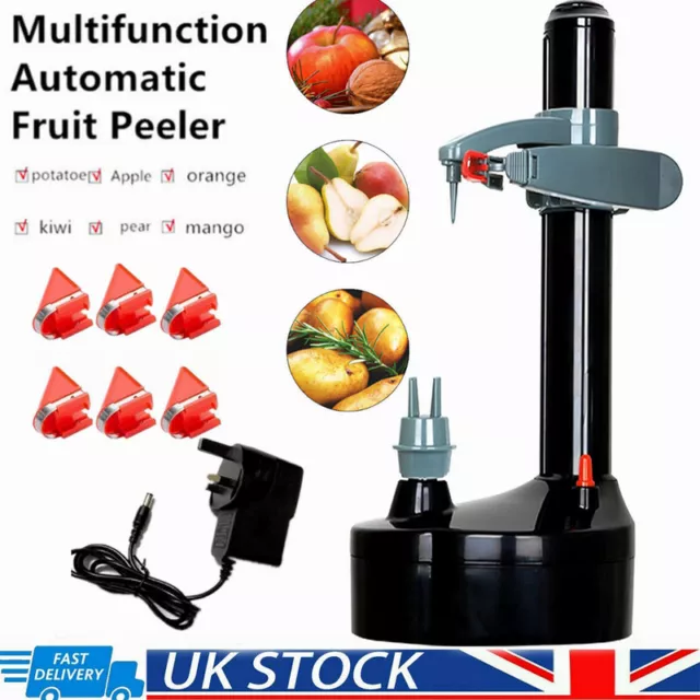 Electric Potato Peeler Machine Fruite Vegetable Automatic Peeling With 6 Blades