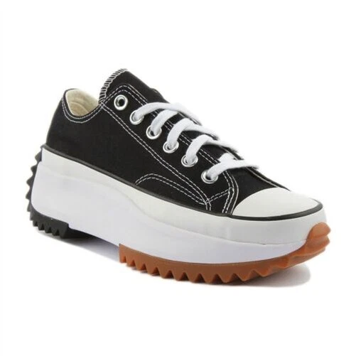 CONVERSE 168816 Courir Étoile Hike Unisexe Baskets En Noir Blanc Taille UK 2 -
