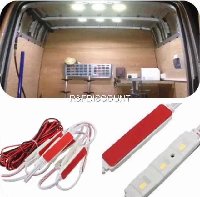 12 V LED LICHT Kit 30 LEDs Innenraum Ultra Hell für Van Wohnmobil Wohnwagen Boot Auto