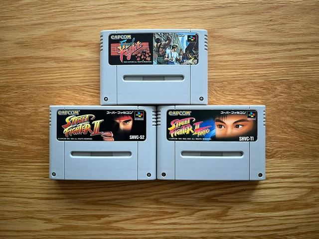 FINAL FIGHT STREET Fighter II Turbo JPN Super Nintendo Famicom SNES SFC ...