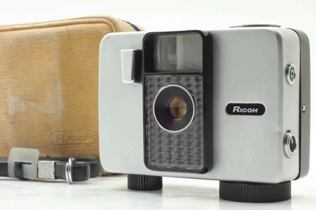 RARE! !  [ NEAR MINT in Genuine Case] Ricoh Auto Half Frame First Model Japan