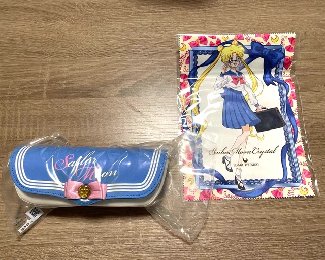 Sailor Moon Crystal x JINS Collaboration Glasses Usagi model Full Set NEW Japan