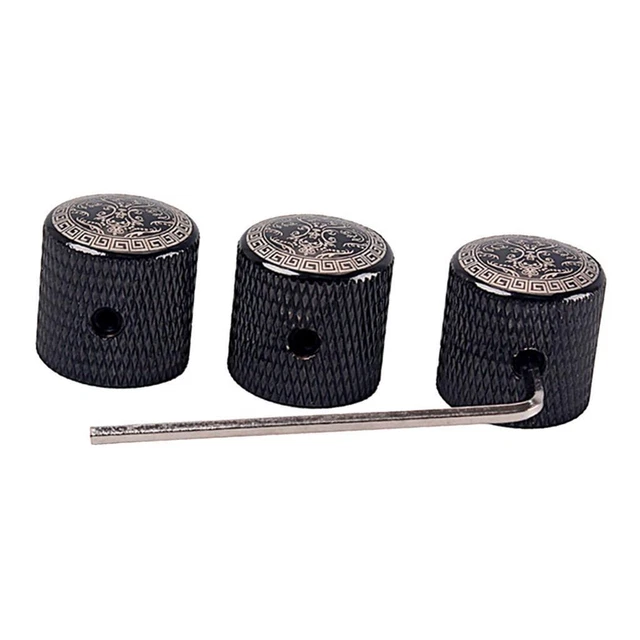 Boutons de commande en métal Accessoires de tonalité de volume de guitare