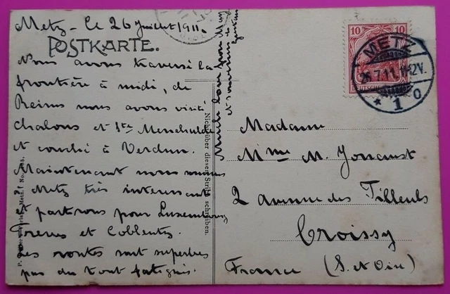 Cpa Metz Metzer Beer Halls Brewery at the Old Station CP57 Moselle Rare Station 2