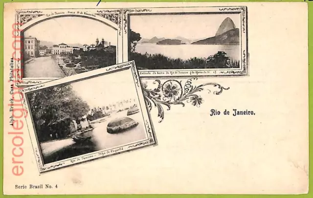 ah0115 - BRAZIL - VINTAGE POSTCARD - Rio de Janeiro - 1900