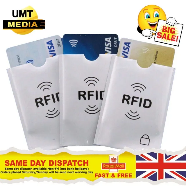 RFID Sleeves Credit Cards Covers ID Identity Protector Blocking Wallet