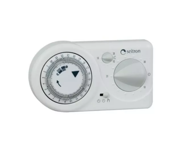 Thermostat Programmable Électromécanique Journalier SEITRON Modèle Tempora