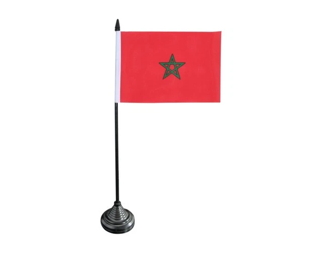 TISCHFLAGGE MAROKKO MAROKKANISCHE Tischfahne 10x15cm EUR 5,95 PicClick FR