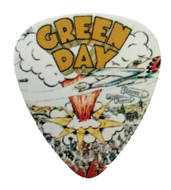 Plettro Green Day in Celluloide per Chitarra Elettrica Spessore Medio Dookie