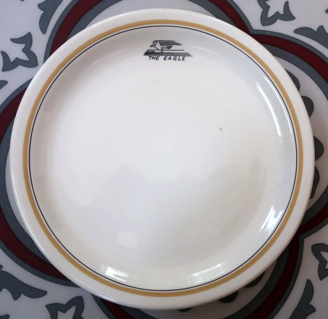 Vintage Syracuse China Missouri Pacific Railroad The Eagle Round Dinner Plate 9"
