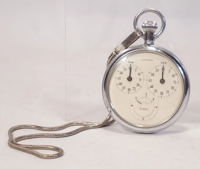 Cronometro Meccanico Analogico Sportivo – 30s/giro, 0.1s, 6 Ore Di Autonomia, Acciaio Inox, Portatile
