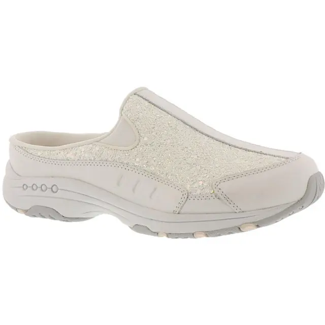 Easy Spirit Womens Travel Time 332 White Mule Sneakers 10 Wide (C,D,W) BHFO 9981