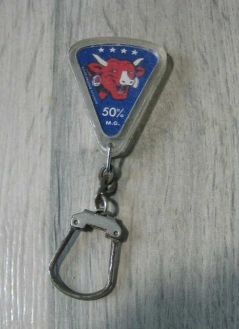 Porte-clés Vintage La Vache Qui Rit / Babybel - Années 70 - Plastique