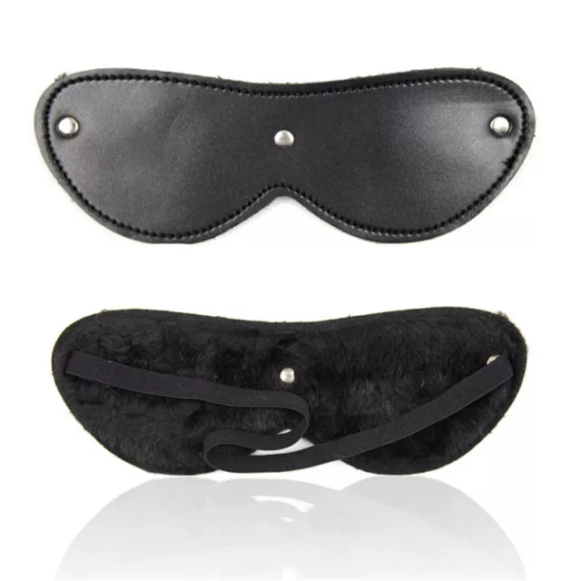 Cross Leather Blindfold Eye Mask – Kinky Cloth