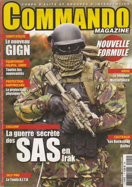 COMMANDO Magazine  - N°1 Novembre 2009 - Guerre secrète des SAS en IRAK  - c9r