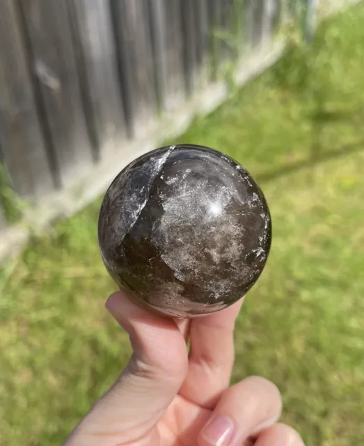 Natural Smokey Quartz Sphere 50mm