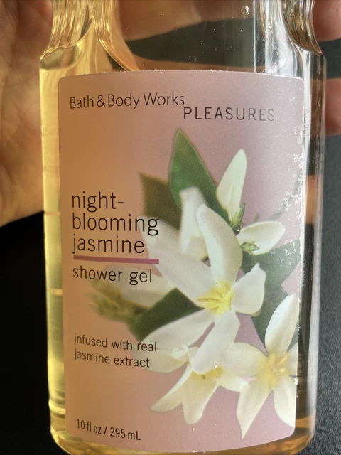 Bath & Body Works Pleasures Night Blooming Jasmine Shower Gel 10oz New! Original