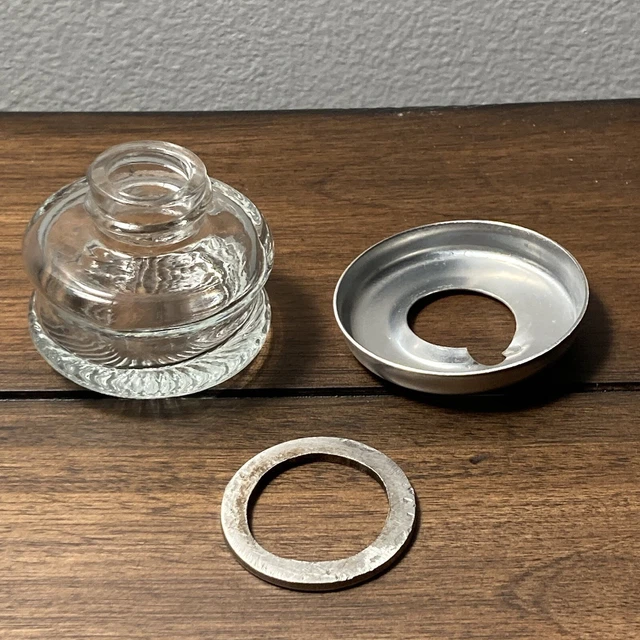 VINTAGE COFFEE PERCOLATOR Pot Glass Top Replacement Part Cap Handle Lid