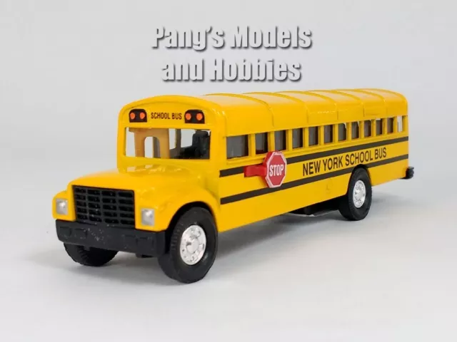 6 Inch Long New York Yellow School Bus Diecast Metal Model 2