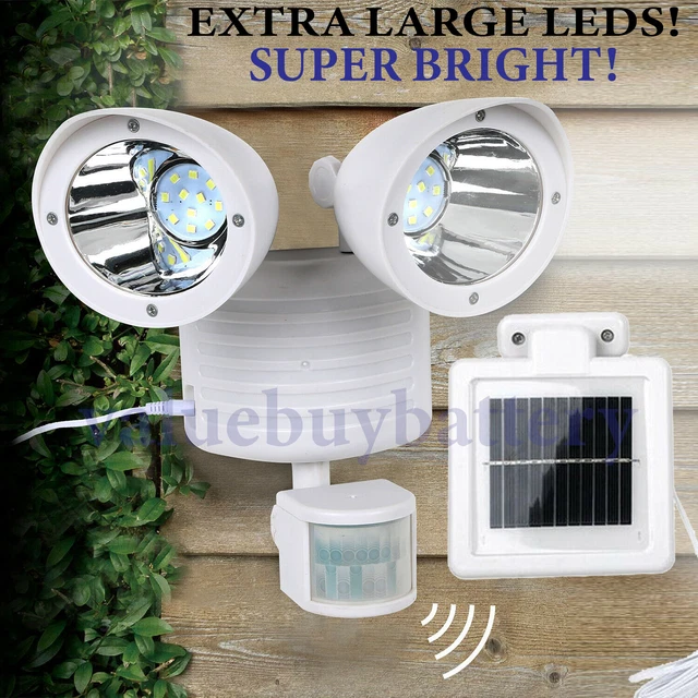 SOLAR LED STREET Light Motion Sensor Remote Control Wall Flood Yard