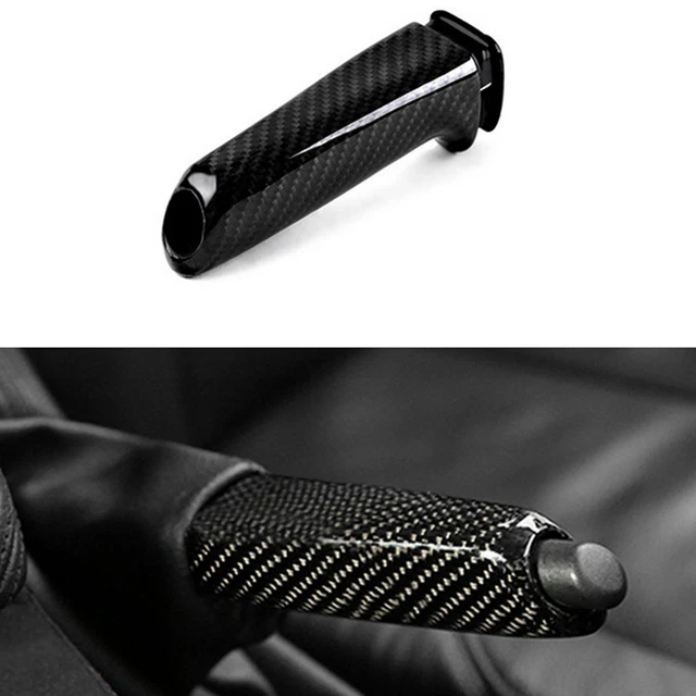 Coperchio maniglia freno a mano in fibra di carbonio per BMW E46 E90 E92 F30 F32