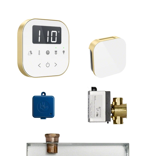 Paquete de ducha de vapor Mr Steam ABUTLER1 AirButler - - blanco