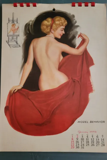 1956 Thompson Pin-up  Calendar