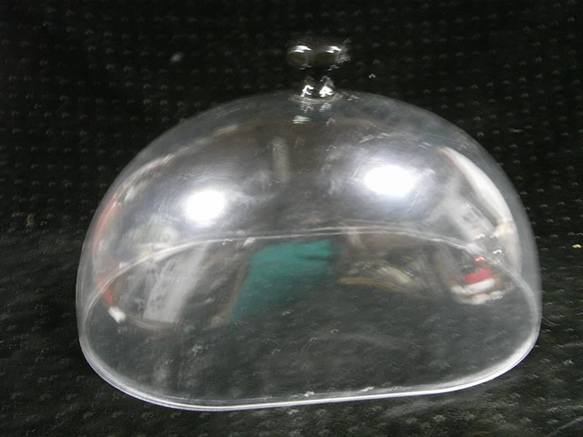 Cloche En Verre Torsadé Bullé Vintage – Déco Table Fromage Ou Gâteaux – Fabriquée En France